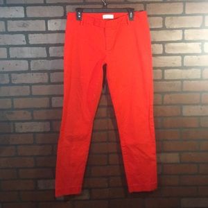 Gap Red Slim Cropped Chinos Dress Pants 10T